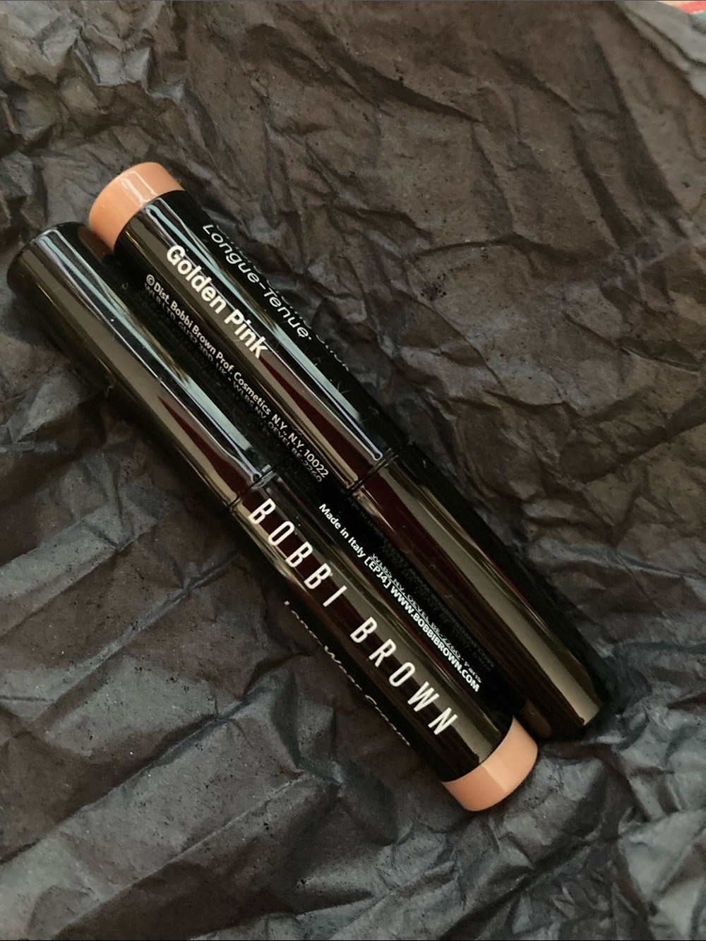 Bobbi Brown “Golden Pink” Longwear Shadow Sticks X 2